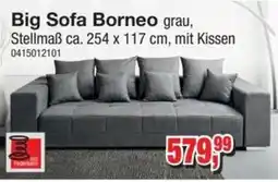Möbelfundgrube Big Sofa Borneo grau Angebot
