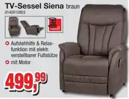 Möbelfundgrube TV-Sessel Siena braun Angebot