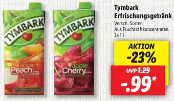 Lidl Tymbark Erfrischungsgetränk 1L Angebot
