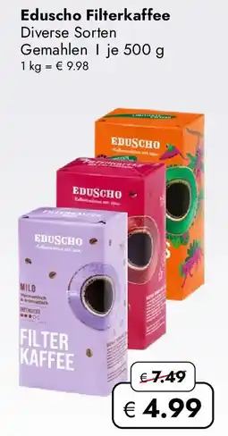 Travel Free Eduscho Filterkaffee Angebot