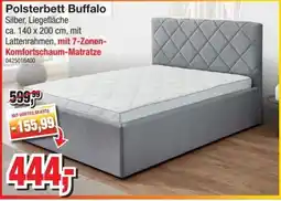 Möbelfundgrube Polsterbett Buffalo Silber Angebot