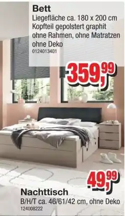 Möbelfundgrube Bett Angebot