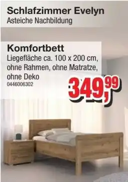 Möbelfundgrube Schlafzimmer Evelyn Komfortbett Angebot