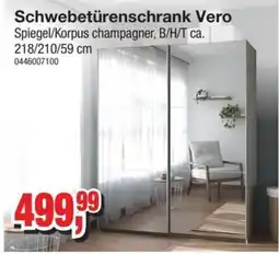 Möbelfundgrube Schwebetürenschrank Vero Angebot