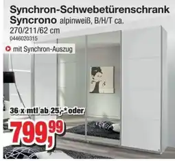 Möbelfundgrube Syncrono alpinweiß Angebot