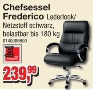 Möbelfundgrube Chefsessel Frederico Lederlook Angebot