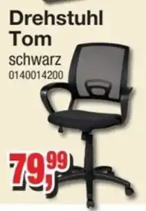 Möbelfundgrube Drehstuhl Tom schwarz Angebot