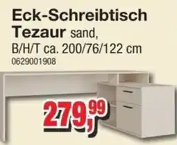 Möbelfundgrube Eck-Schreibtisch Tezaur sand Angebot