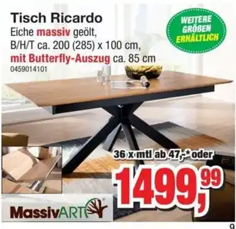 Möbelfundgrube Tisch Ricardo Angebot