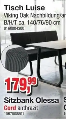 Möbelfundgrube Tisch Luise Angebot
