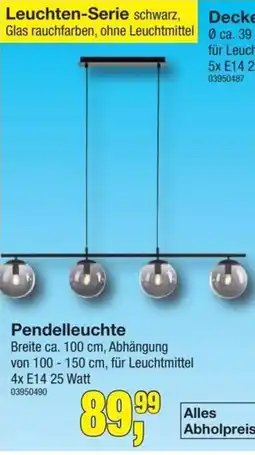 Möbelfundgrube Pendelleuchte Angebot