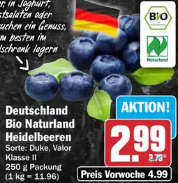 HIT Deutschland Bio Naturland Heidelbeeren Angebot