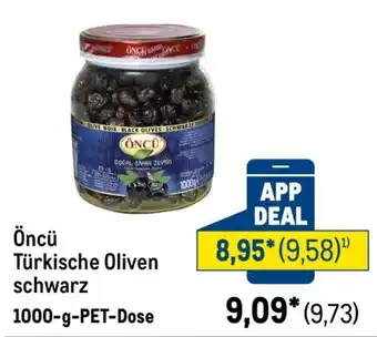 METRO Öncü Türkische Oliven schwarz Angebot