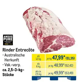 METRO ANGUS PURE Rinder Entrecôte Angebot