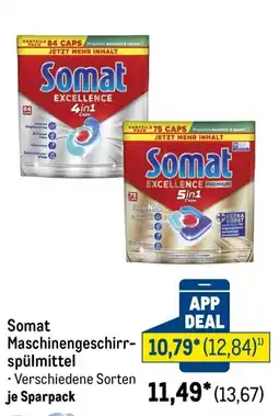 METRO Somat Maschinengeschirrspülmittel Angebot