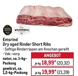 METRO Emsrind Dry aged Rinder Short Ribs Angebot