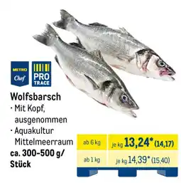 METRO Wolfsbarsch Angebot