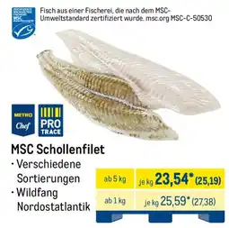 METRO MSC Schollenfilet Angebot