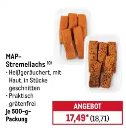 METRO MAP-Stremellachs Angebot