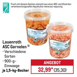 METRO Lauenroth ASC Garnelen Angebot