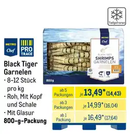 METRO Black Tiger Garnelen Angebot