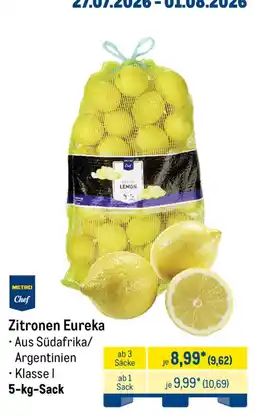 METRO Zitronen Eureka Angebot