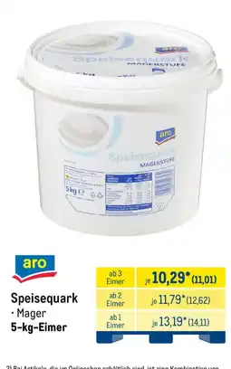 METRO aro Speisequark Mager Angebot