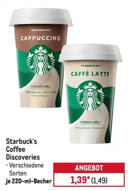 METRO Starbucks Coffee Discoveries Angebot