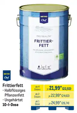 METRO METRO Chef Frittierfett Angebot