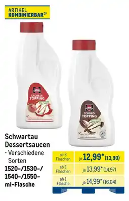 METRO Schwartau Dessertsaucen Angebot
