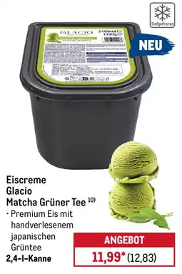 METRO Eiscreme Glacio Matcha Grüner Tee Angebot