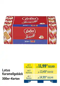 METRO Lotus Karamellgebäck Angebot