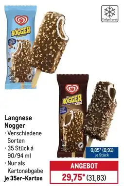 METRO Langnese Nogger Angebot