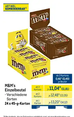 METRO M&M's Einzelbeutel Angebot