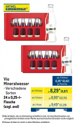 METRO Vio Mineralwasser Angebot