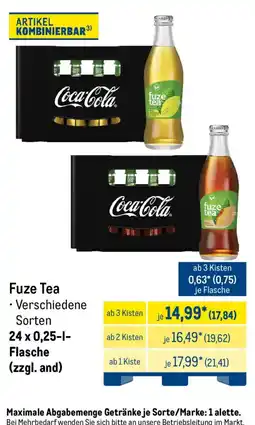METRO Fuze Tea Angebot