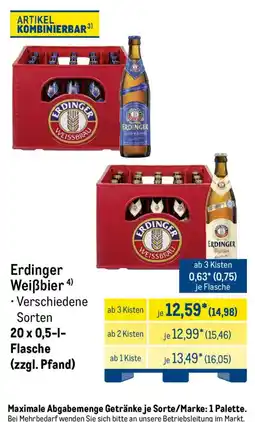 METRO Erdinger Weißbier Angebot