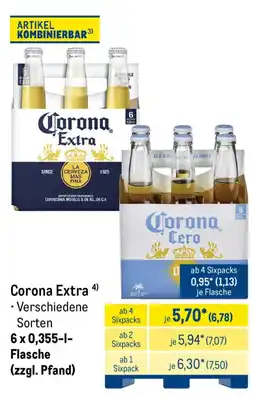 METRO Corona Extra Angebot