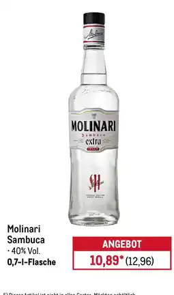 METRO Molinari Sambuca Angebot