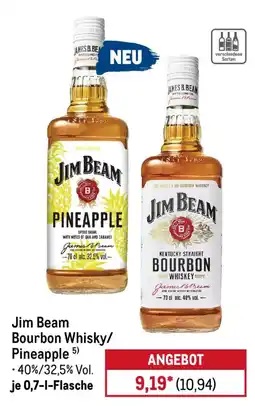 METRO Jim Beam Bourbon Whisky/Pineapple Angebot