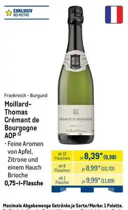 METRO Moillard-Thomas Crémant de Bourgogne AOP Angebot