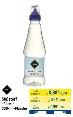 METRO RIOBA Süßstoff · Flüssig Angebot