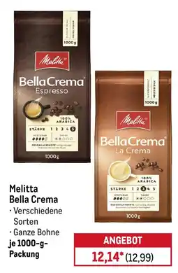 METRO Melitta Bella Crema Angebot