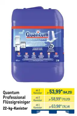 METRO Quantum Professional Flüssigreiniger Angebot