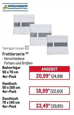 METRO Tarrington House Frottierserie Angebot