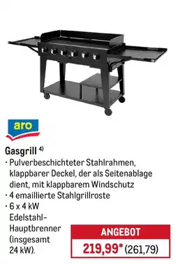 METRO Gasgrill aro Angebot