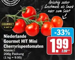 HIT Niederlande Gourmet HIT Mini Cherryrispentomaten Angebot