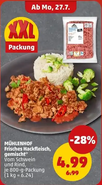 PENNY MÜHLENHOF Frisches Hackfleisch, gemischt* Angebot