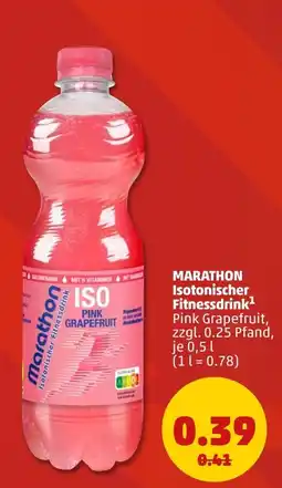 PENNY MARATHON Isotonischer Fitnessdrink ISO Pink Grapefruit Angebot