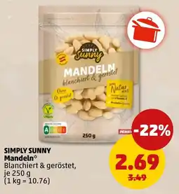 PENNY SIMPLY SUNNY Mandeln* Angebot